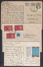 NEPAL 1970&rsquo;s/80&rsquo;s COVER/CARDS (x3) TO NEW ZEALAND (ID:652/D52286)
