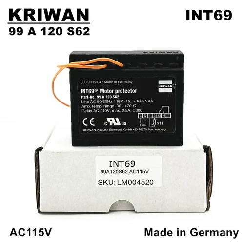 1pcs KRIWAN Motor Protector Module INT69 99A120S62 AC115V