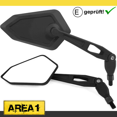 Area1 Rückspiegel Spiegel Set für Kawaski ZR-7 / ZR-7S / Z 125 Performance (V6)