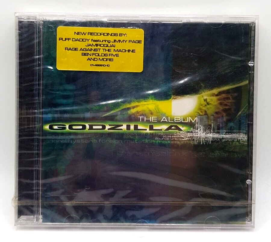 Godzilla The Album by Various Artists - Sealed Original Music CD