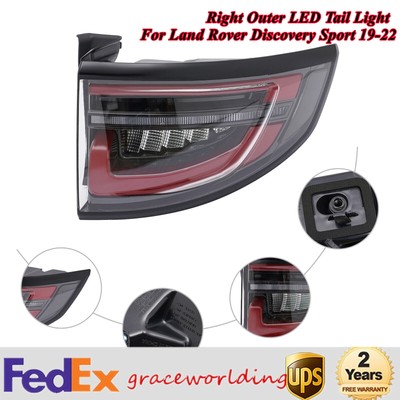 Right Outer LED Tail Light Brake Lamp For 2019-2022 Land Rover Discovery Sport