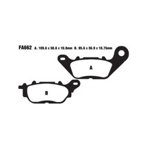 PASTIGLIE FRENO EBC FA662V R1366200 FOR YAMAHA 300 X MAX 2019-2020