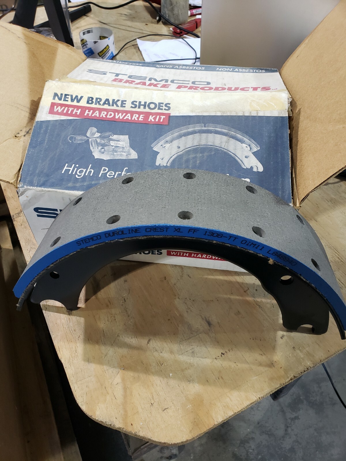 Stemco WK1308ECXLBL ETN CXL W/BL Brake Shoe Kit 15X4 eBay