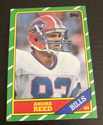 1986 Topps - #388 - Andre Reed - RC -  Buffalo Bills - HOF