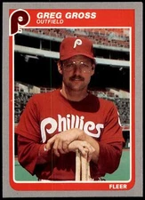 Greg Gross #251 1985 Fleer