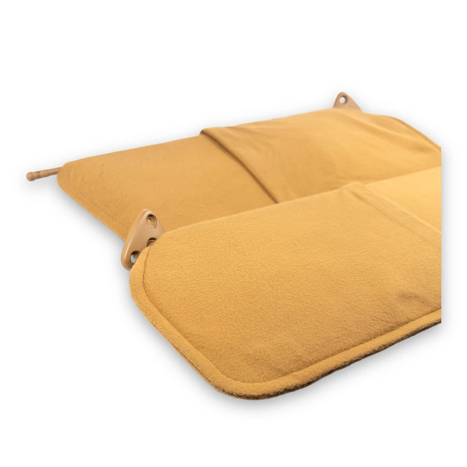 Dodge Dakota 1987-1996 conjunto de par de parasoles para conductor pasajero marrón tostado tela Foto 4 de 4