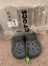 Crocs Ralen Clog Slip On Sandals Waterproof Grey 15907-025 M6/W8