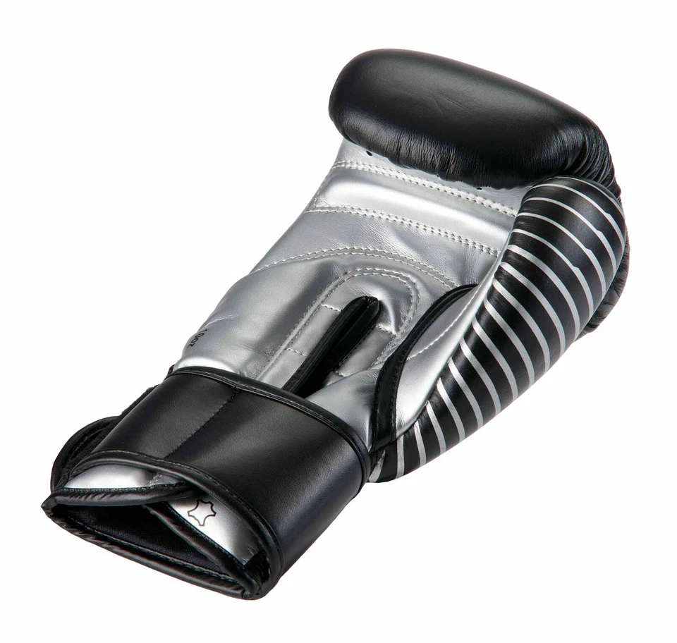 adidas Kickboxing Competition black/silver Leder Boxhandschuhe Boxhandschuh - Bild 4 von 4