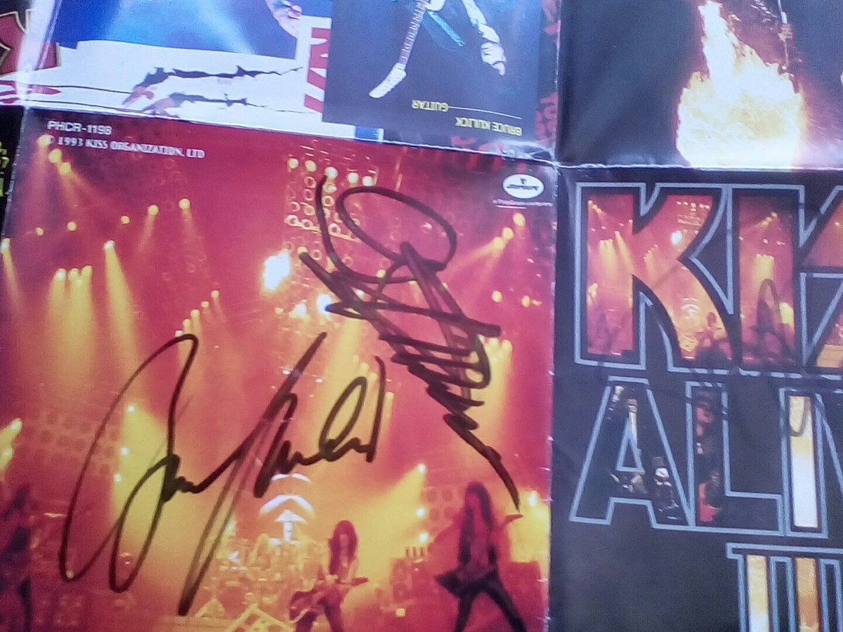 kiss signed cd, alive III Japan | eBay