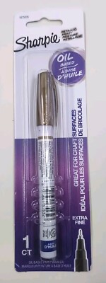 Sharpie Metallic Paint Marker Extra Fine Tip Oil Based School Office Arts Craft