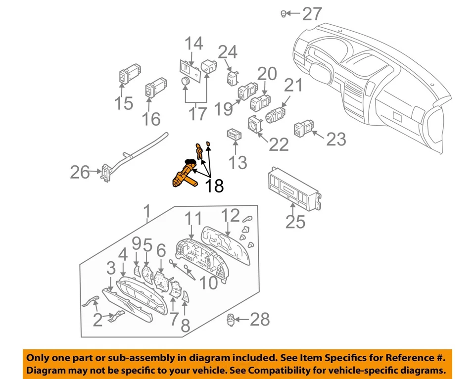 Interruptor de encendido usado se adapta a: Kia Sorento MT 2006 grado A Foto 2 de 4