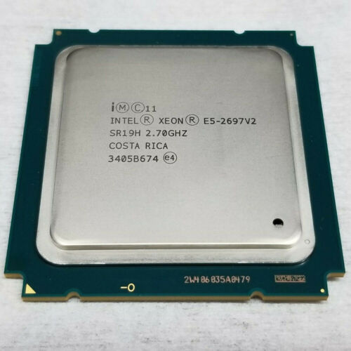 CPU procesador Intel Xeon E5-2697 V2 2,70 GHz (SR19H) doce núcleos 12 núcleos - Imagen 2 de 4