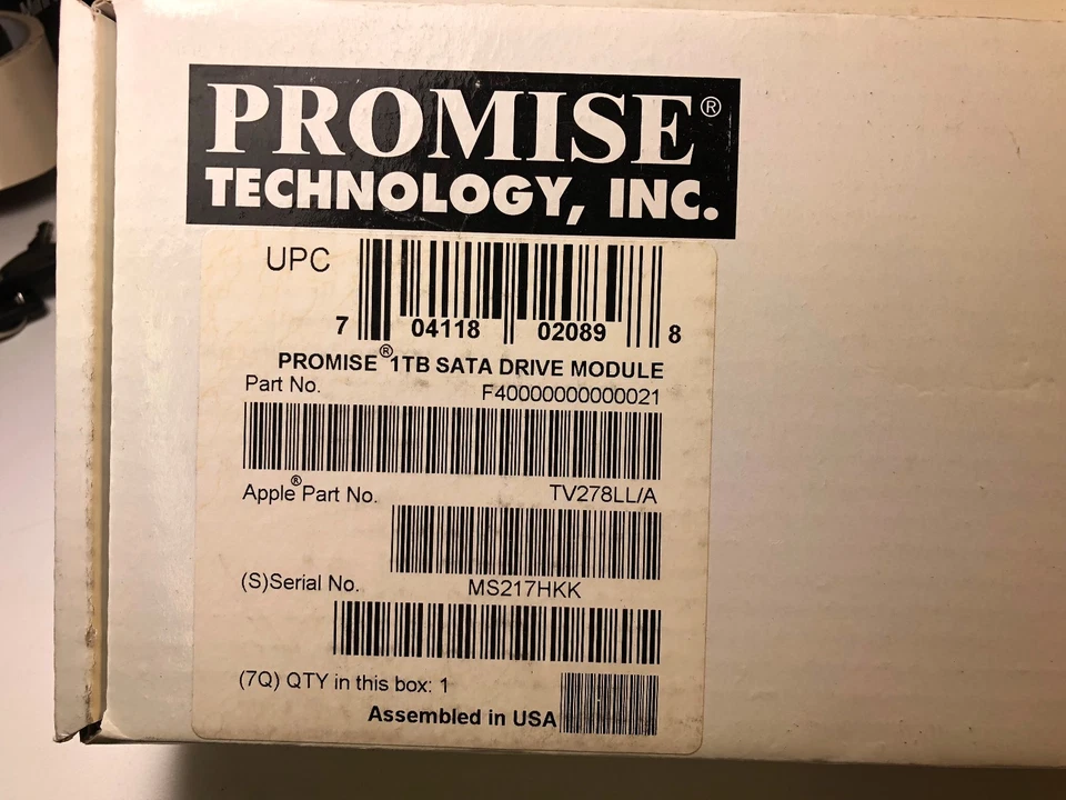 New Promise Technology Apple 1tb SATA TV278LL/A Hot-Swap - SATA 3Gb/S - 7200rpm - Image 2 of 2