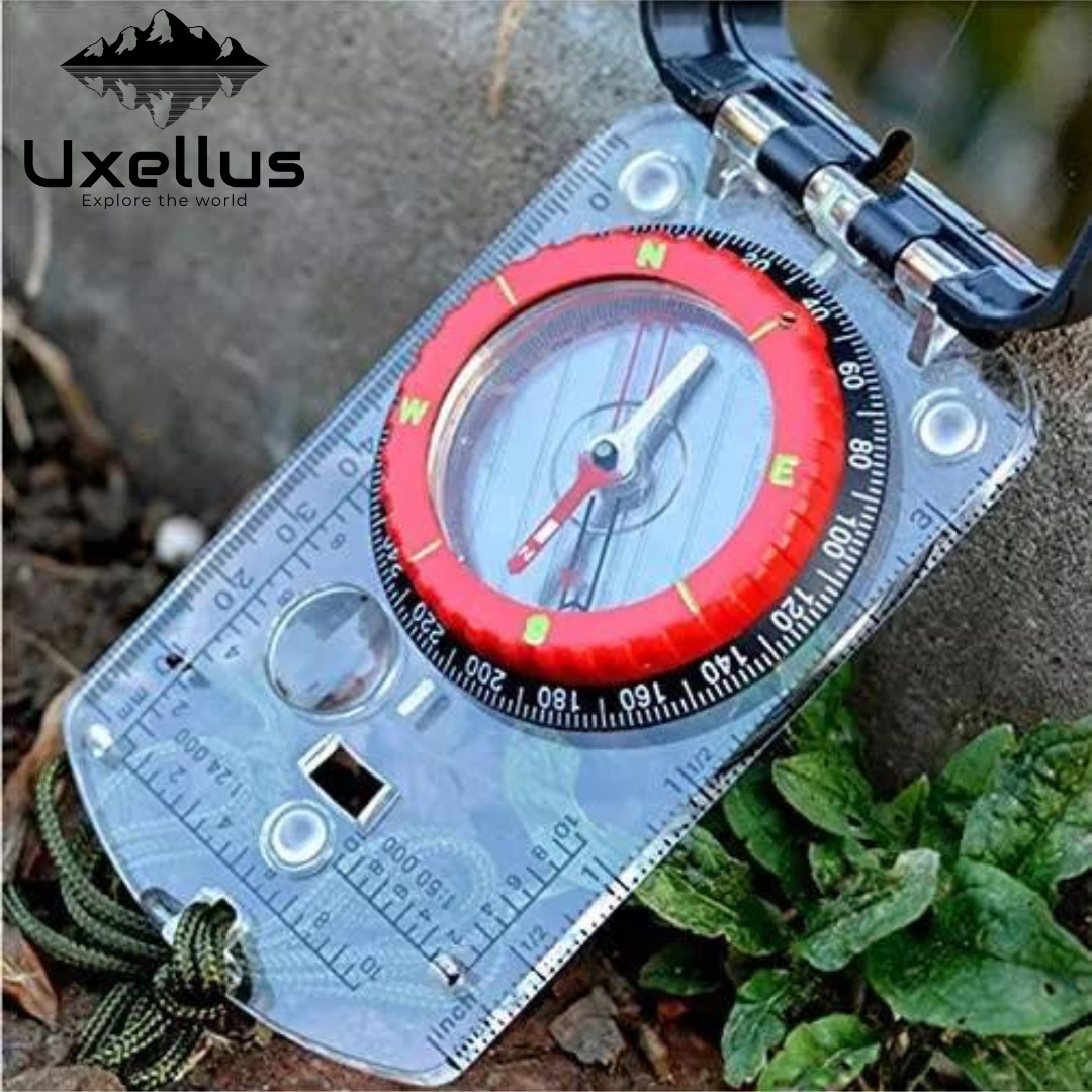 Kompass Uxellus Notfallkompass Outdoor Marschkompass mit Licht Bundeswehr