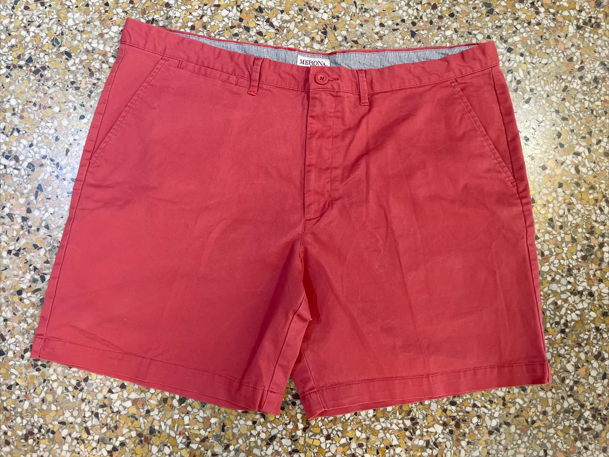 MERONA MENS SHORTS DIVINE RED SZ 4O Great Condition