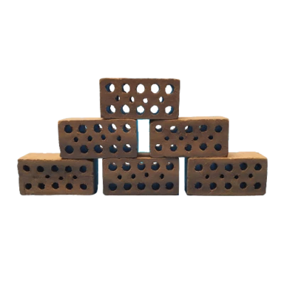 Miniatur-Ziegelsteine (groß) 6 Stück // Höhle Versteck für Garnelen Pflanzen