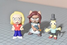 Funko Mystery Minis Lot Rick  Morty - Beth, Mr. Poopy Butthole,Arthricia