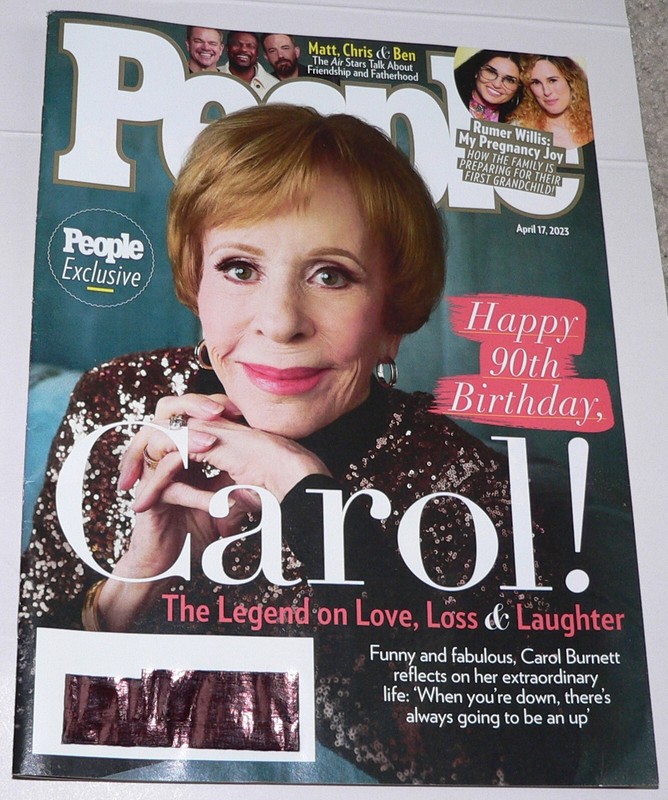 magazine,    People   ꟷ   April 17, 2023, features Carol Burnett, ISSN 0093-7673