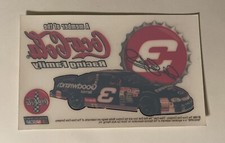 NEW Dale Earnhardt Sr. #3 Coca-Cola Coke Goodwrench Nascar Window Cling Sticker