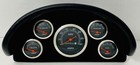 1956 Ford Truck Abs Dash Panel 5 Gauge Mechanical Black
