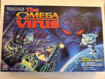 Milton Bradley The Omega Virus Strategy Game Working, Complete, EX