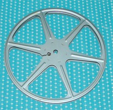 Vtg Scherer Metal 7" Empty Take Up Reel Movie Film Projector