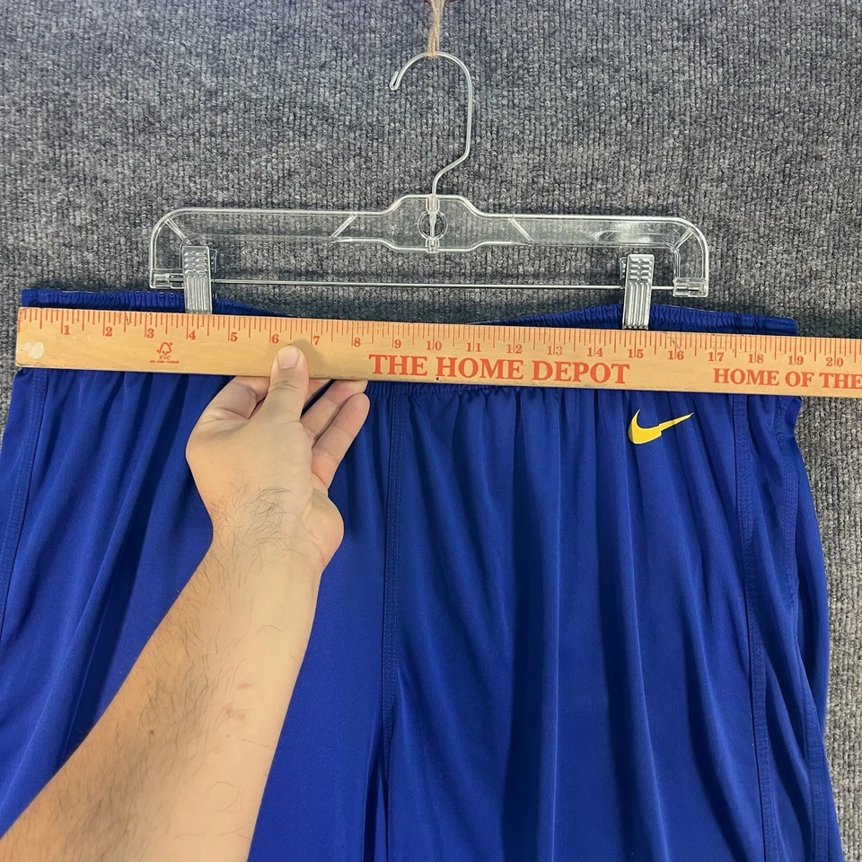 Pantalones Cortos Nike Dri Fit Los Angeles Rams Para Hombres 2XL Emitidos por Equipo NFL Sobre el Campo De Colección Azul Foto 4 de 4