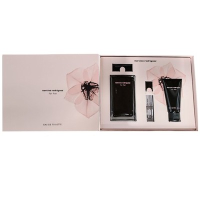 Narciso Rodriguez For Her 3PCS Eau de Toilette Gift Set For Women