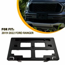 1 For 2019-2022 Ford Ranger Front License Tag Plate Holder Bracket Black Durable