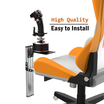 SIM Fighting Joystick Center Chair Mount   Heavy-Duty Flight Stick Chair Mount f