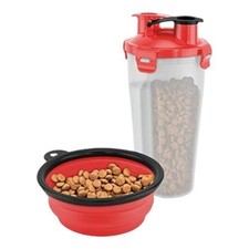 FineLife On-the-Go Pet Water and Food Bottle