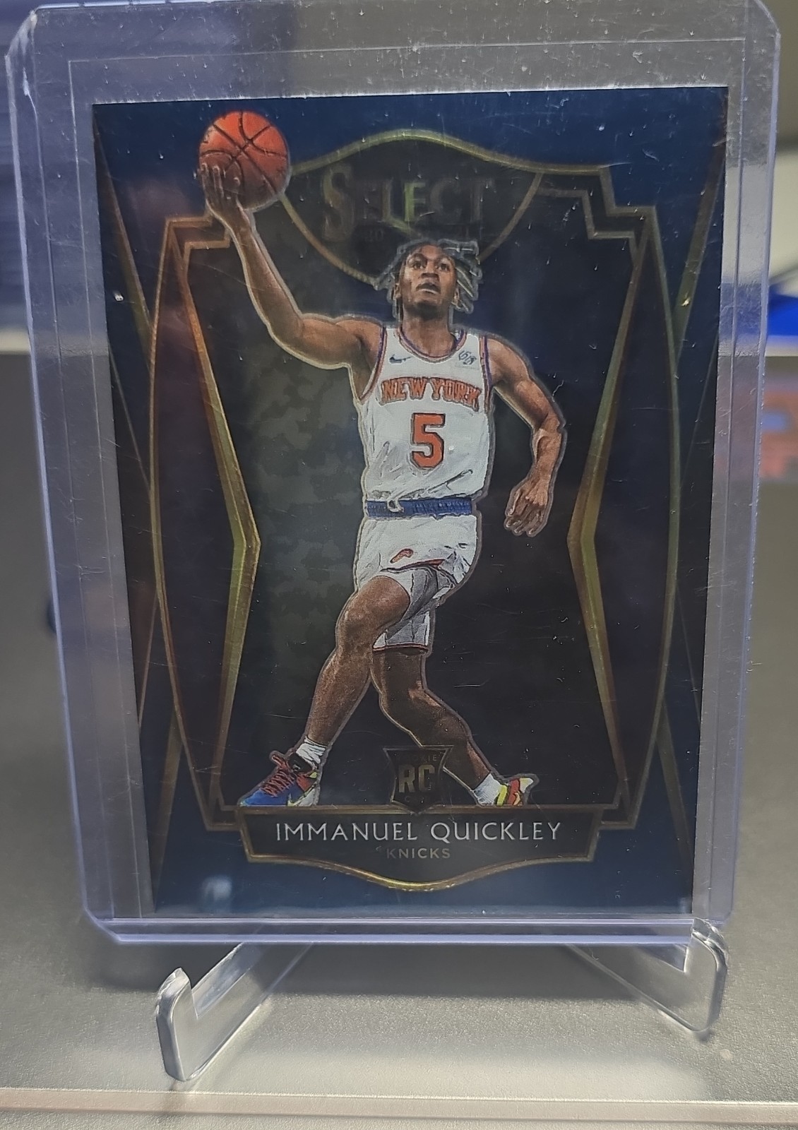 2020-21 Panini Select - Premier Level Immanuel Quickley #172 Blue (RC)