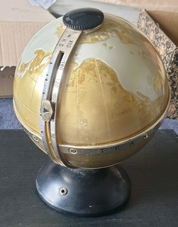 Fleetwood Transistor Six Novelty World Globe Radio Made In Japan Vintage 1960’s