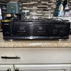 TEAC W-410 Double Cassette Deck Stereo 1990s Vintage, Tested Working — photo 1