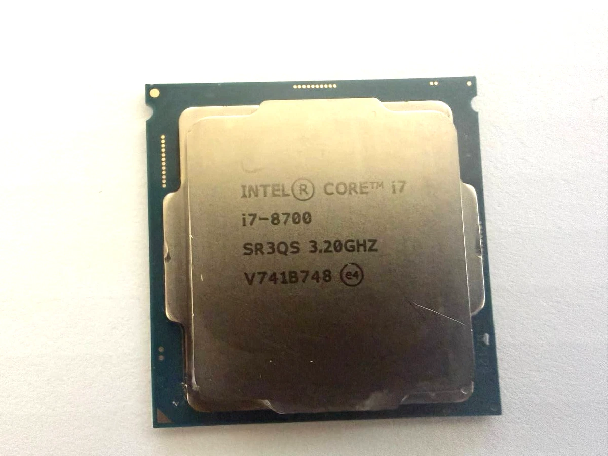 Intel Core i7-8700 Processor Model Computer Processors LGA 1151