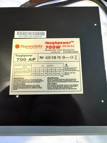 Thermaltake Toughpower 700W Power Supply with Cable Management