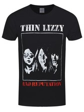 Image of Thin Lizzy Bad Reputation Mens Black T-Shirt