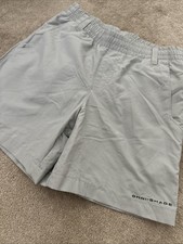 Columbia PFG Omni Shade Youth Small Fishing Shorts - Light Grey
