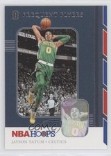 2019-20 Panini NBA Hoops Frequent Flyers Jayson Tatum #4 tr4