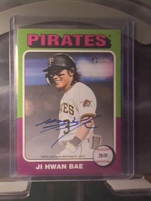 2024 Topps Heritage - Ji Hwan Bae - #ROA-JB - Autograph