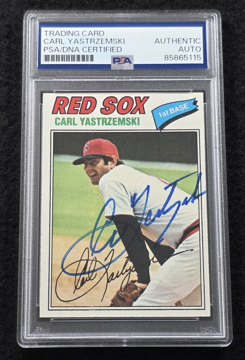 Carl Yastrzemski Autographed Baseball Cards for sale | eBay