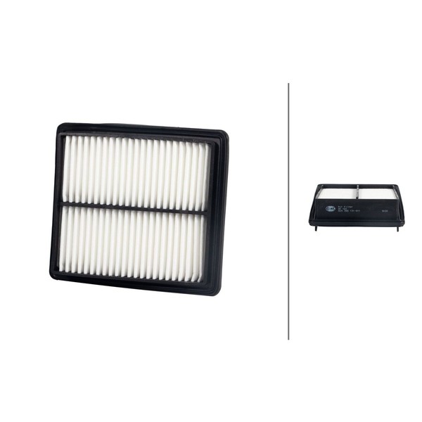 Luftfilter-Einsatz 168 X 146 Mm Hella Iam-Expertise Passend FüR Honda Jazz-image