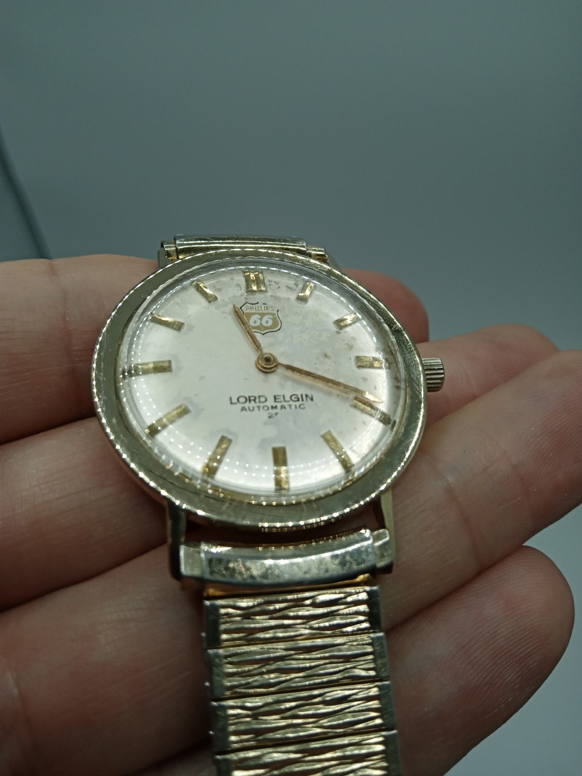 Lord Elgin 14K SOLID GOLD Automatic 25 Jewels "Ph… - image 6