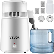 VEVOR 4L Dental  Medical Pure Water Distiller All Stainless Steel Internal