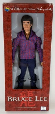 BRUCE LEE FASHION SHOW MEDICOM TOY FIGURE - SERIES 4 MODE 24 PATTERN SHIRT