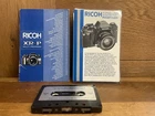 *Rare* Ricoh English Instructions , Pocket Guide & Audio Cassette Tape for XR-P