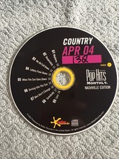 COUNTRY HITS MONTHLY COUNTRY KARAOKE April 2004 0404-C CDG Disc