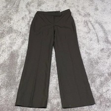 NWT Ann Taylor Brown Margo Pinstriped Slacks SIZE 8