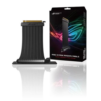ASUS ROG Strix Riser Cable (240mm PCI-E 3.0 x 16 Riser-Kabel, 90-Grad-Adapter)