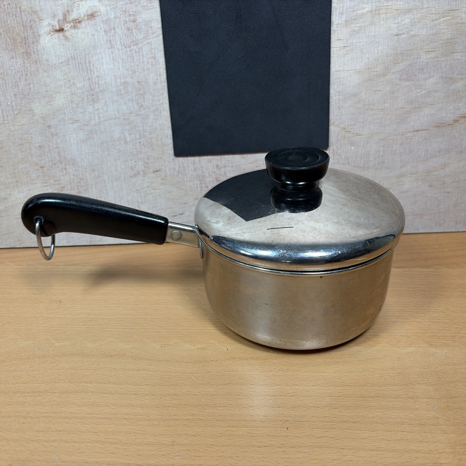 Revere Ware 1801, 1 Qt Saucepan With Lid, 87, Clinton Ill USA